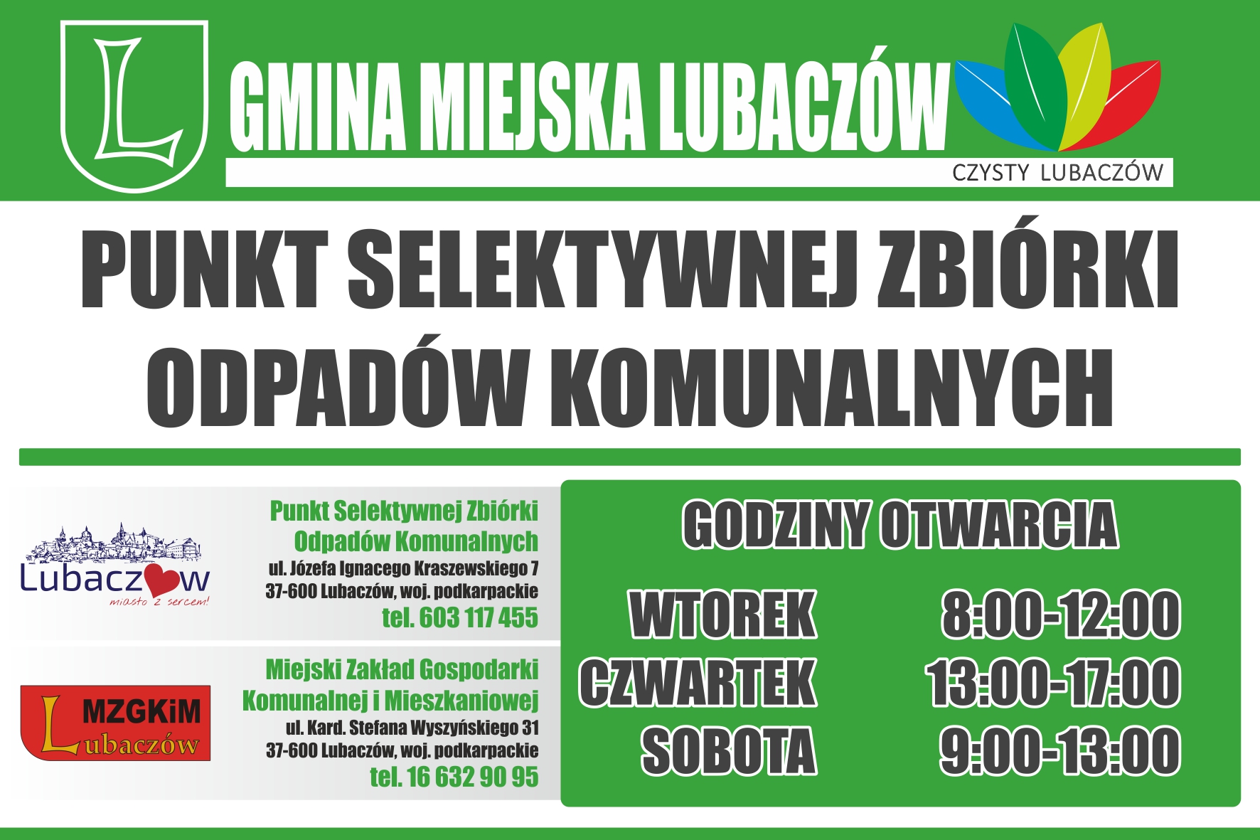 pszok_banermini PSZOK - Punkt Selektywnej Zbiórki Odpadów Komunalnych